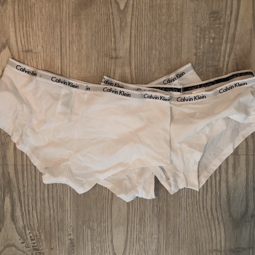 Brand new never worn Calvin Klein boyshort panties